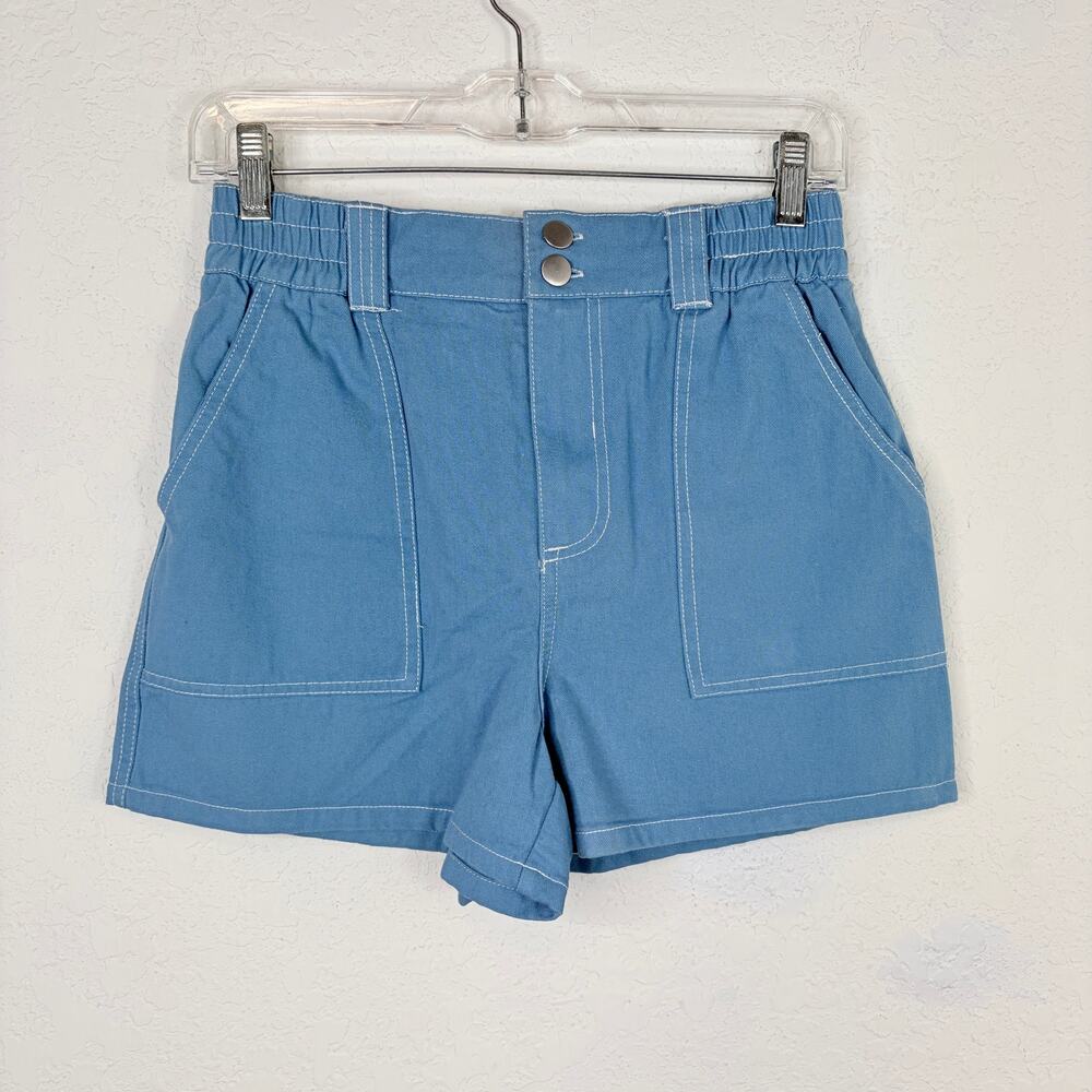 Hesperus women's shorts utility style, blue, size S, casual, comfort, classic,